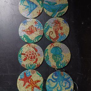 Coaster set 8 ocean life